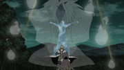 Minato summons the Shinigami