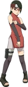 Sarada after becoming a genin.