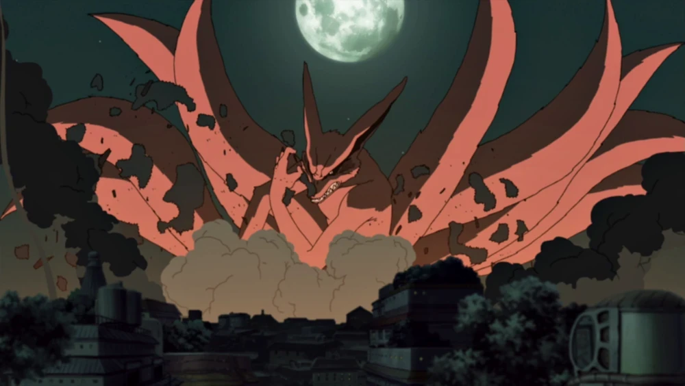 Ataque Del Zorro Demonio De Nueve Colas Naruto Wiki Fandom