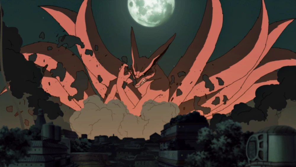 Ataque Del Zorro Demonio De Nueve Colas Naruto Wiki Fandom