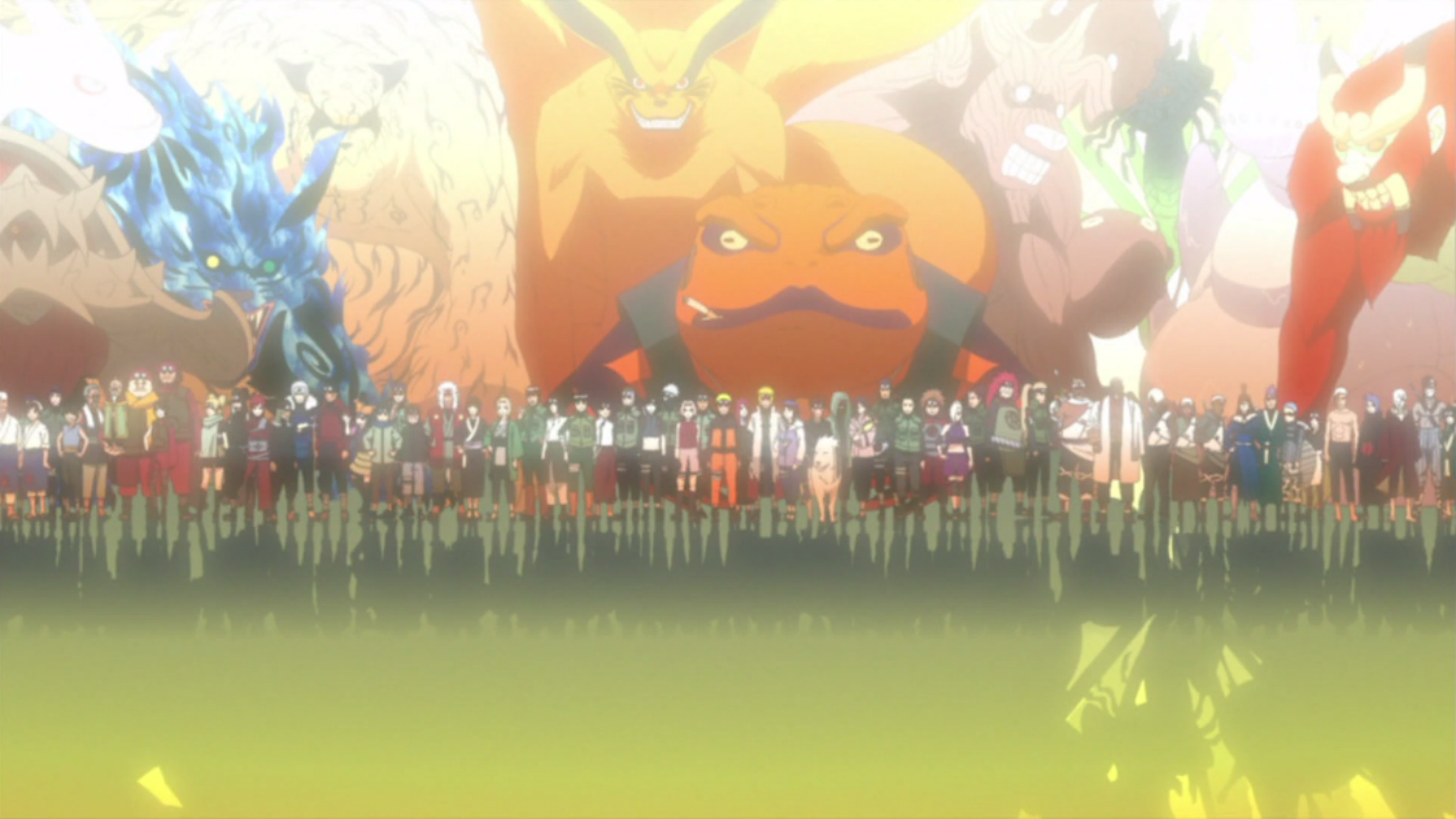 Last scene of the last episode of Naruto Classic: Goodbye, Hidden Leaf  Village, for now <3