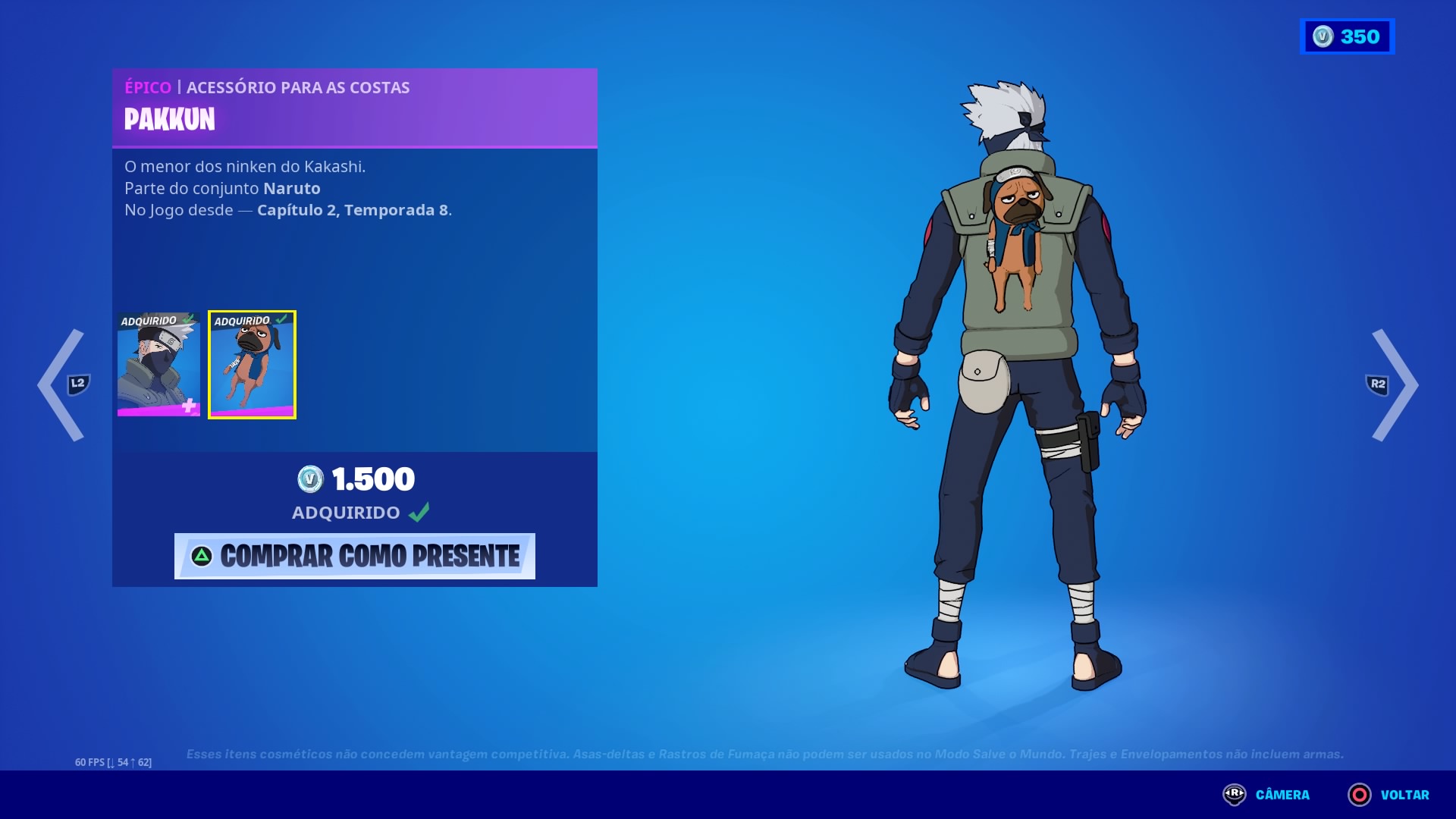 Fortnite: quatro novas skins de Naruto chegarão ao jogo