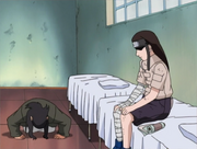 Hiashi bows to Neji