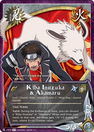 Kiba Inuzuka y Akamaru.