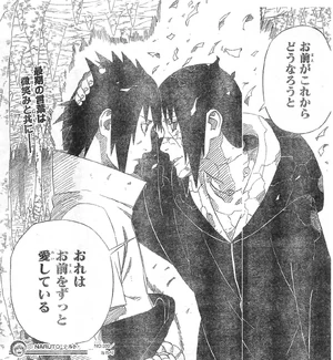 Itachi ama a Sasuke Imagen Destacada