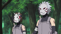 Tenzō and Kakashi as Anbu