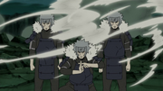 Tobirama creating Shadow Clones