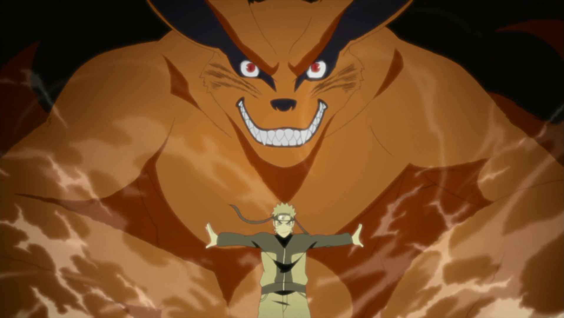 Naruto kyuubi Kurama Anime Unisex Crewneck Sweatshirt Adult– Meh. Geek