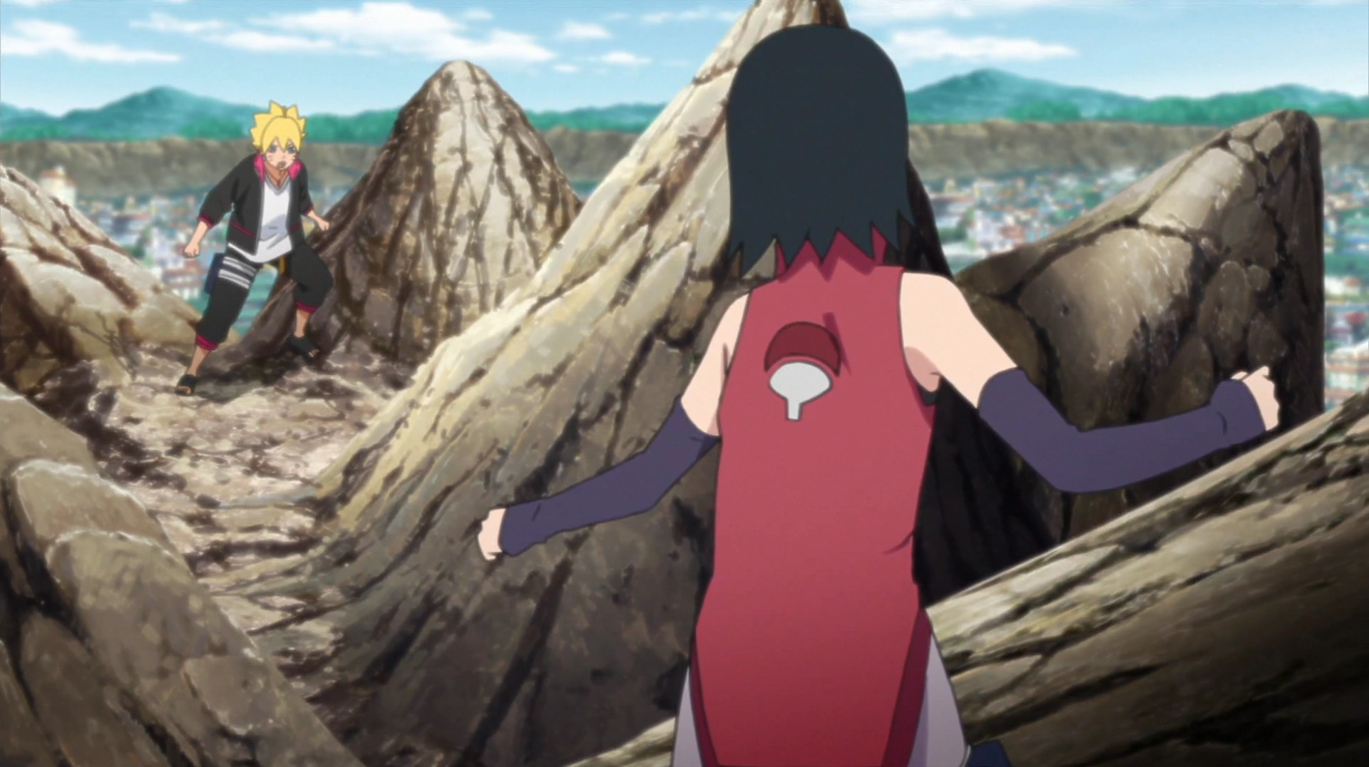 Naruto Pasa El Día Junto A Boruto Y Promete Protegerlo, Sarada Y Boruto  Juntan Sus Rostros [60FPS] 