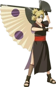 Temari con il primo outfit della seconda parte.