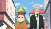 Tentō and Yamaoka stroll through Konoha.