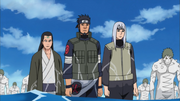 Os Shinobi de Konoha se Movendo