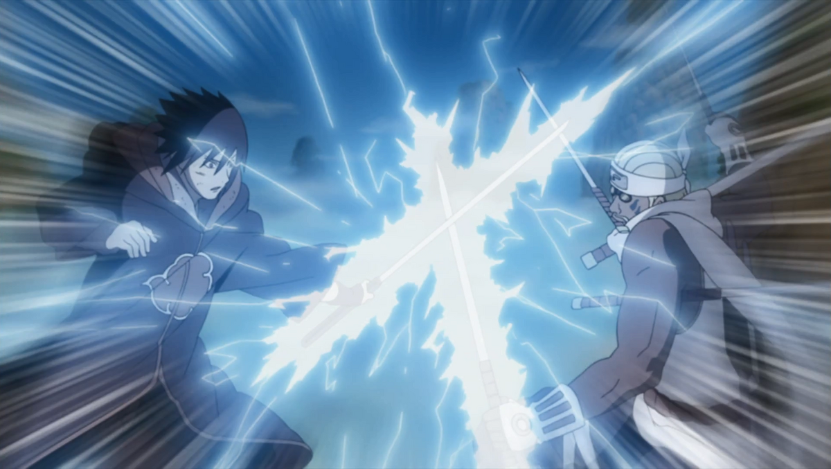 Remember the time when the Sasuke could only use the chidori 3