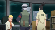 Naruto Shikamaru and Kakashi discuss Sumire