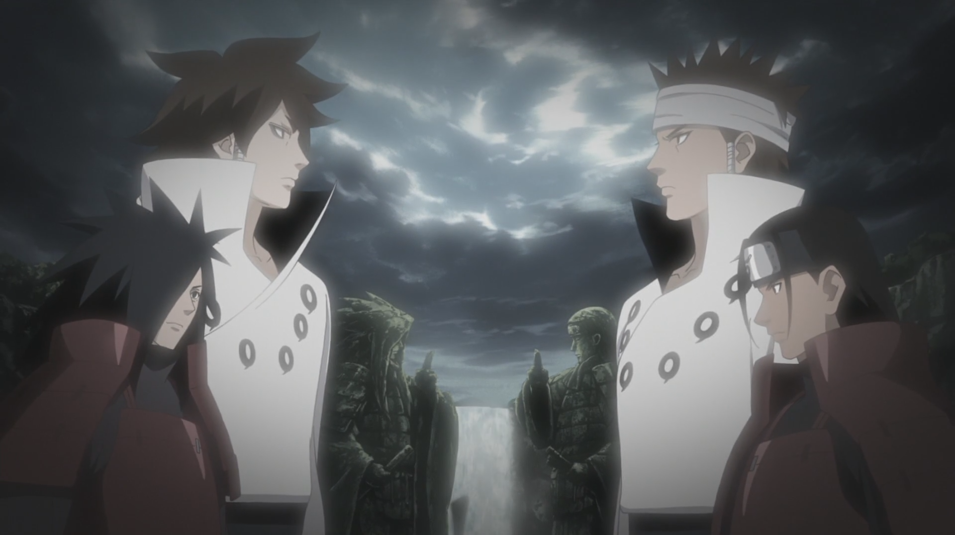Otsutsuki Hagoromo e seus dois filhos, Indra e Ashura Sasuke de naruto shippuden, Personajes de naruto, Naruto anime