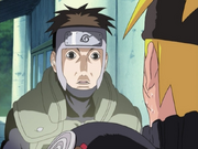 Yamato assustando Naruto