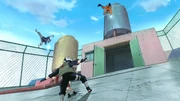 Kakashi parando a luta de Naruto e Sasuke.