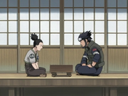 Shikamaru playing shougi