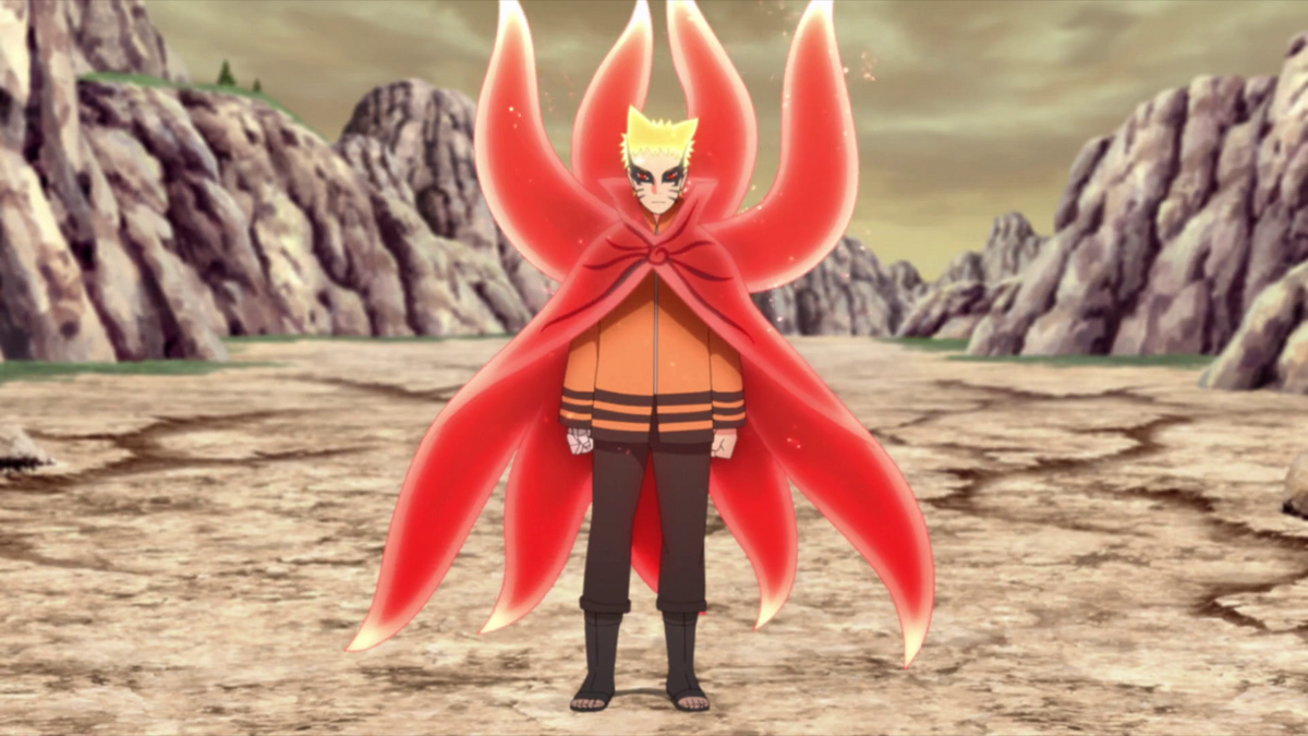 how to draw naruto nine tails mode