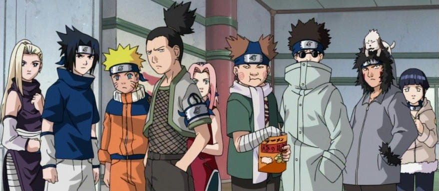 NARUTO: RANKING OFICIAL DOS 11 DE KONOHA