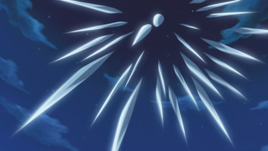 …and shatters into multiple shards.