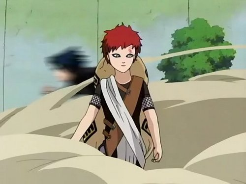 Naruto ep 75 - Naruto Clássico Episódio 75 - Pressionado ao Extremo! Sasuke  vs Gaara 