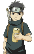 Shisui's appearance as a child.