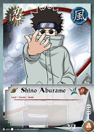 Carta de Shino Aburame.