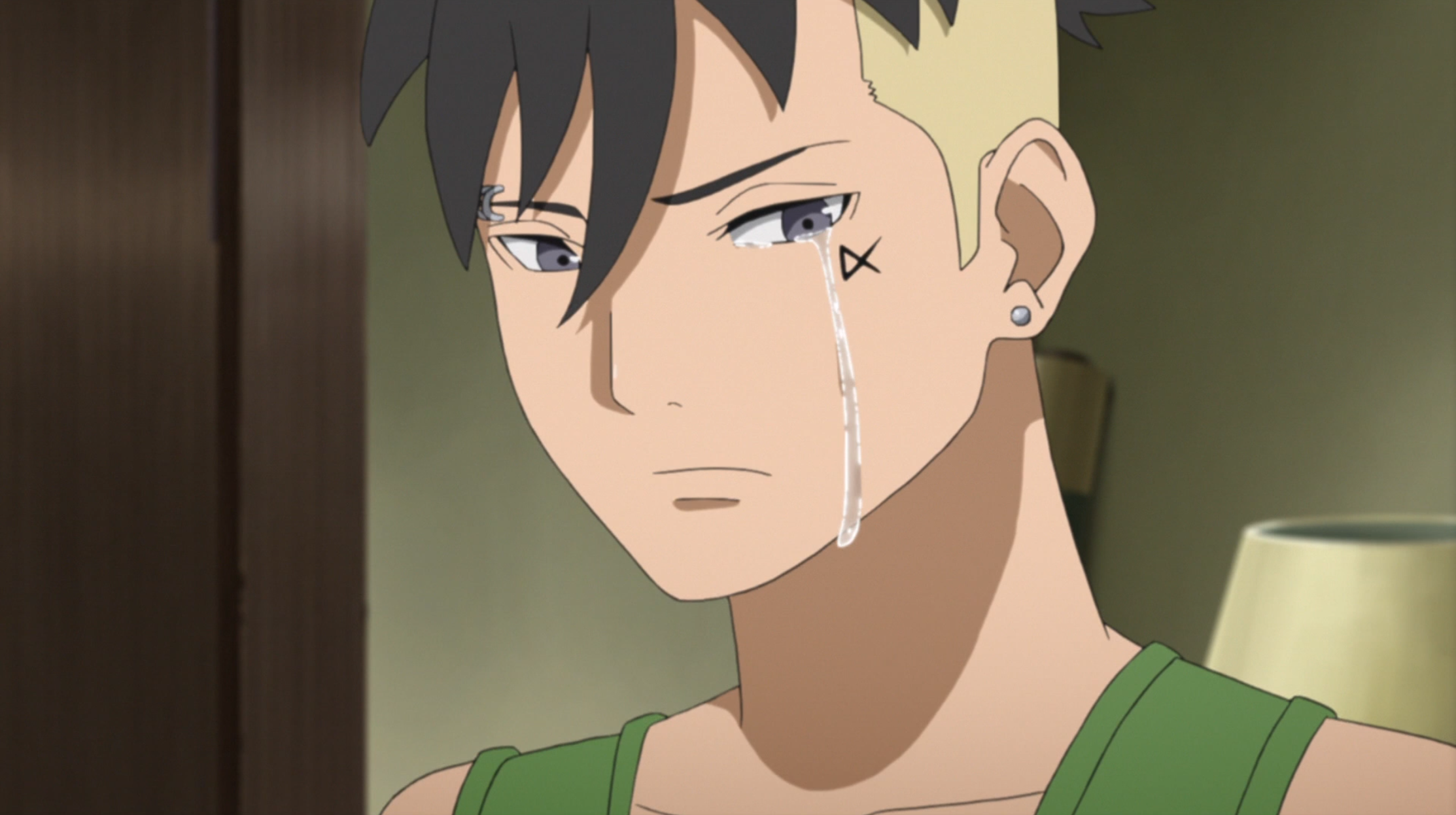 Stormy💫 on X: This random Boruto crying scene from a filler episode is  more iconic than gear 5 😭  / X