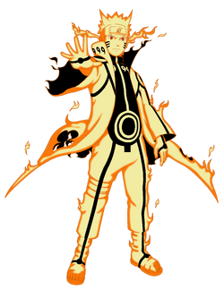 Naruto Kurama chakra and sage mode