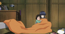 Hanabi y Hinata en su infancia