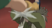 Kongō se defende de Rock Lee