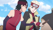 Buntan and Sarada's rivalry