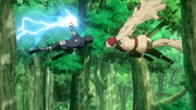 Gaara and Sasuke clash