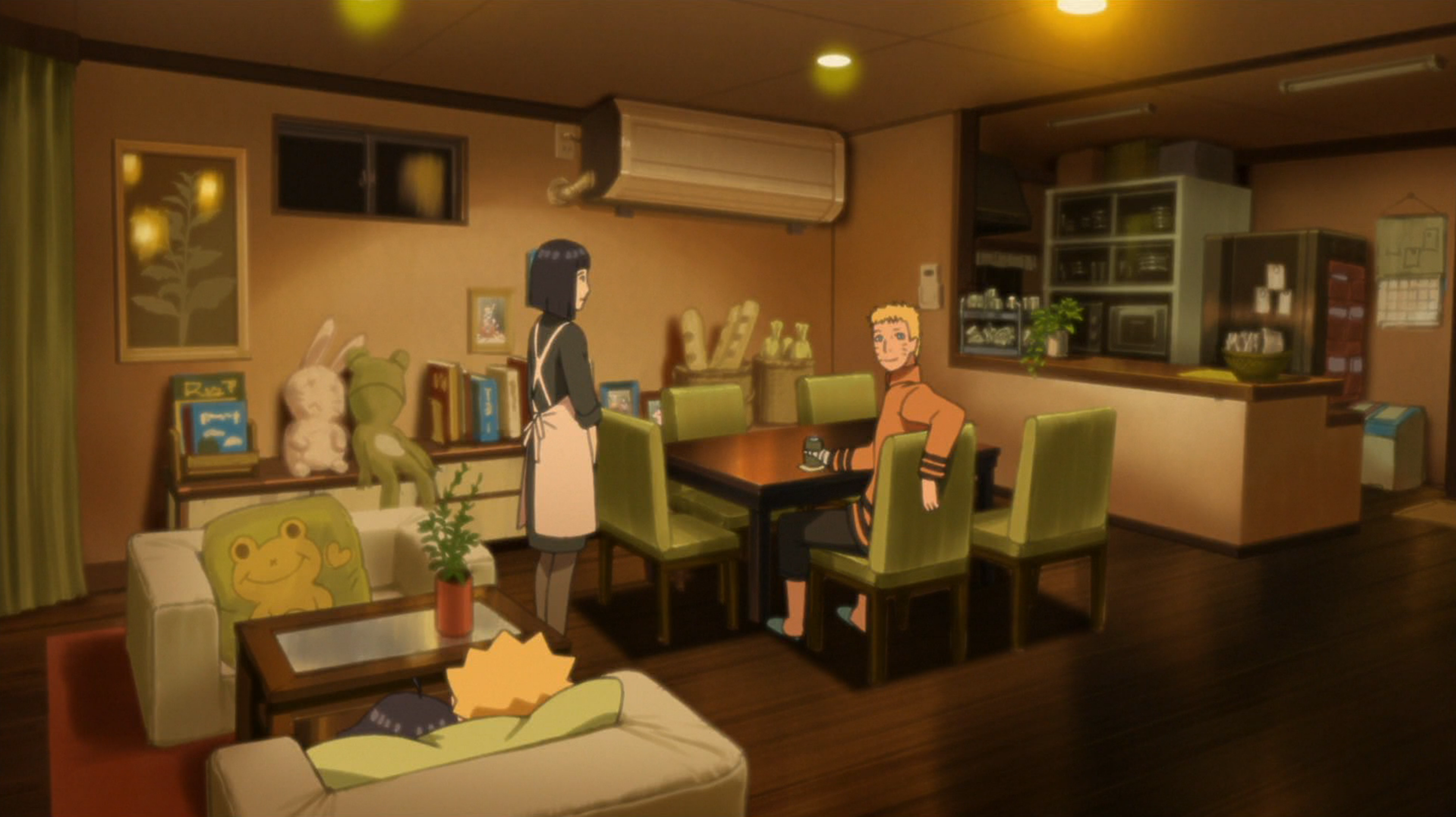 ZJYSM Narutu Umino Iruka Uzumaki Anime Modern Family Bedroom Decor
