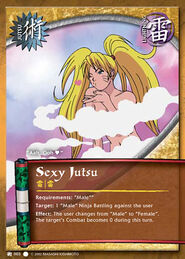 Carta de Jutsu Sexy.