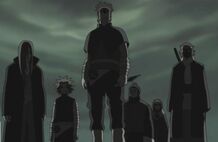 Seis opositores de los doce Guardianes Ninja