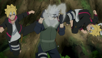 Boruto Attacks Kakashi