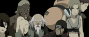 Ino ajuda Hashirama a se comunicar com a aliança.