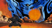 Hidan battling the Two-Tails.