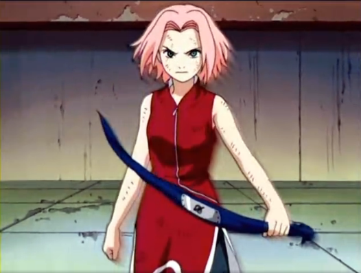 Naruto (Clássico) Episódio 41 As Rivais se Enfrentam - Sakura Vs