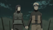 Naruto and hinata hold hands