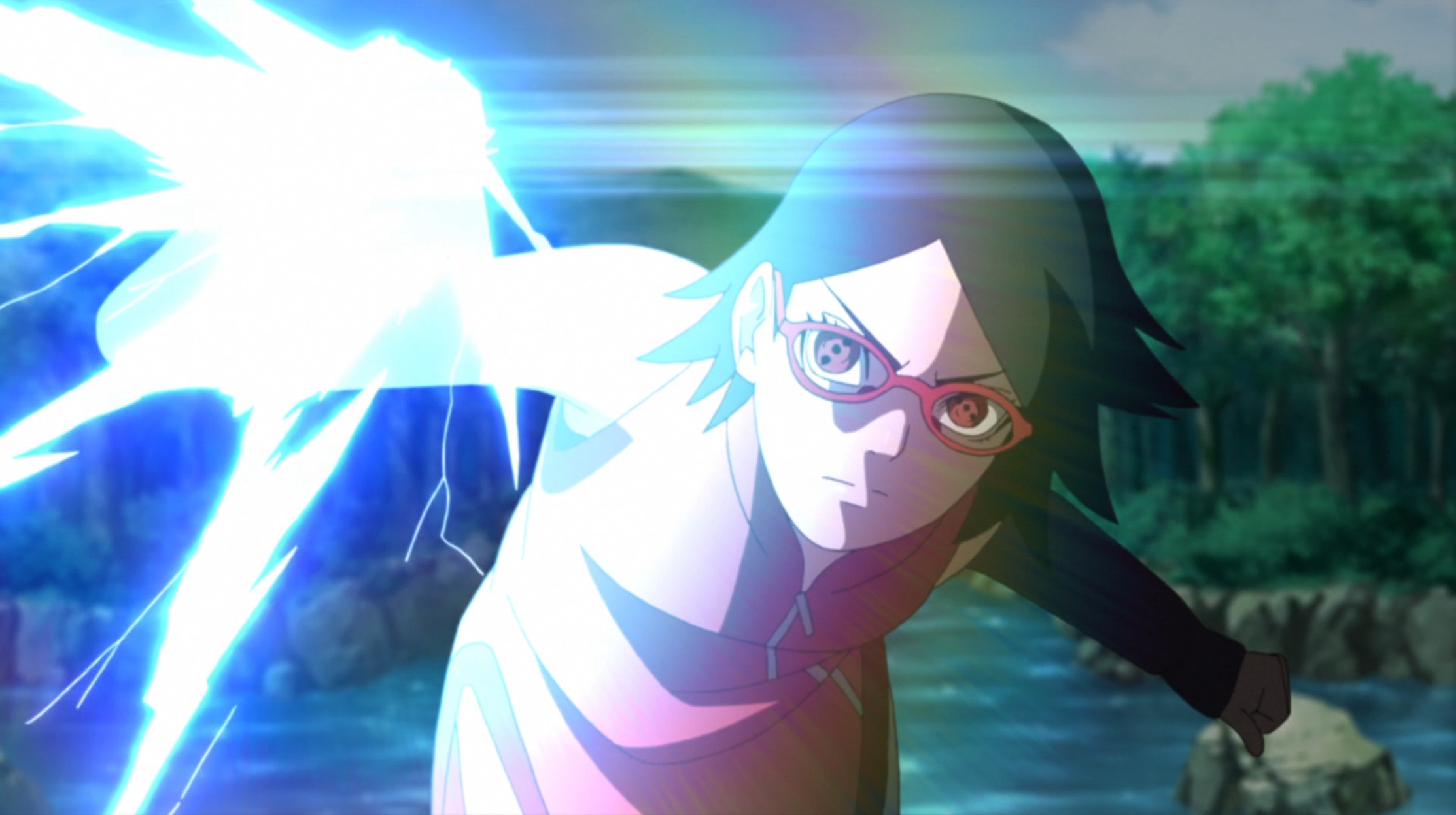 O Chidori da Sarada!  Boruto: Naruto Next Generations 