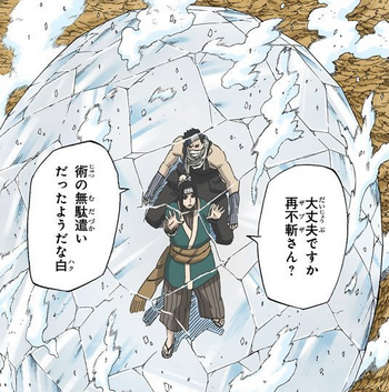 Ice Release: Ice Rock Dome of Magnificent Nothingness | Narutopedia ...
