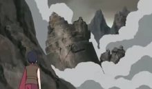 Desa Iwagakure (yang lama) dihancurkan oleh Deidara saat ia berkhianat