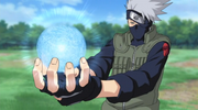 Kakashi utilise le Rasengan