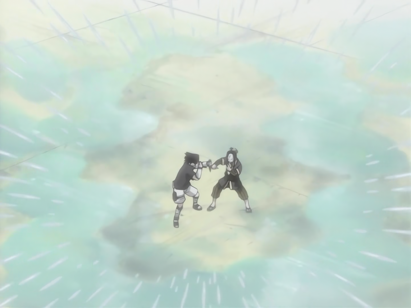 Haku's Secret Jutsu: Crystal Ice Mirrors, NARUTO