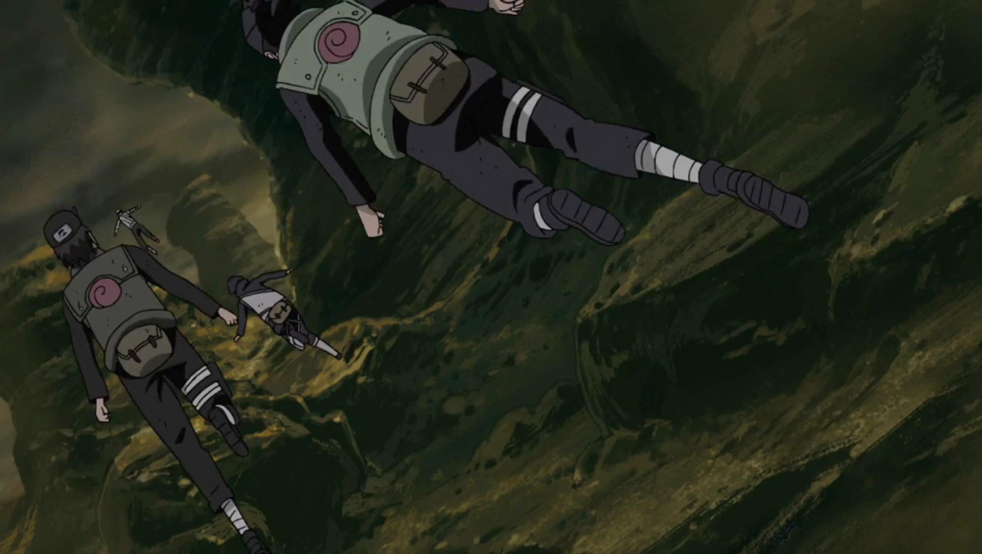 moment epic jounin konoha🔥🔥 #genmashiranui #shizune #raidou #raidoum, genma vs 4 ninja