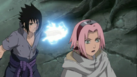 Sasuke attack Sakura