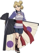 Temari con il secondo Outfit della prima parte.